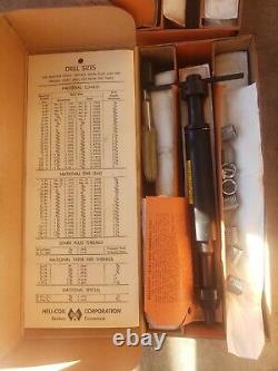1960's Metal Box 4 Set HELI-COIL Shop-Pack Thread Repair Kit Vintage Taps Coils