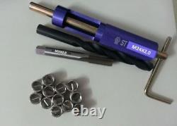 1Set Thread Repair Kit M24 x 2.0 Drill and Tap Insertion Tool