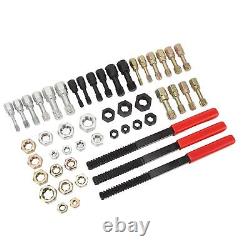 49PCS Thread Repair Tool Set MetricRestorer File Nut Rethreader For Auto