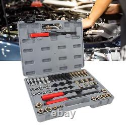 49PCS Thread Repair Tool Set MetricRestorer File Nut Rethreader For Auto