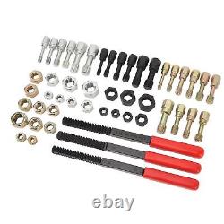 49PCS Thread Repair Tool Set MetricRestorer File Nut Rethreader For Auto