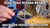 Bolt Hole Thread Repair Bulldozer Transmission Cover Keysert Key Locking Inserts