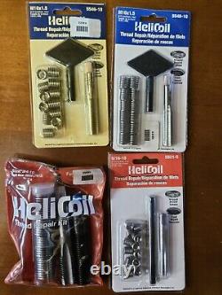 HeliCoil Thread Repair Kits LOT (4) NEW SEALED 5546-10 + DEAL Heli Coil