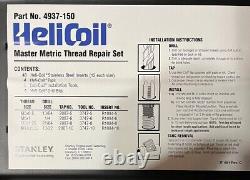 Helicoil Master Metric Thread Repair Set MPN 4937-150 Please Read See Pics