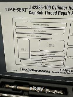 Kent Moore J-42385-100 J-42385-300 Time-Sert Thread Repair Kit Set