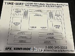 Kent Moore Time-Sert J-42385-500 Thread Repair Kit Cylinder Head Main Bearing