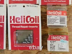 Lot Of 15 Packages of Heli-Coil Thread Repair Inserts From 8-32 to 9/16-12