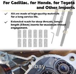 M11x1.5 35119S Head Bolt Thread Repair Kit Fits for Cadillac Honda Nissan Toyota