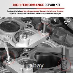 M11x1.5 Head Bolt Thread Repair Kit 35119S for Cadillac Honda Toyota GM 4.0/4.2L