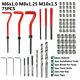 Metric M5-M12 Thread Repair Tool Set Screw Tap Thread Insert Hand Tools 75-131pc