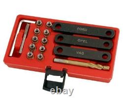 Neilsen Brake Calliper Thread Repair Kit with Alignment Guides 16PC M9 x 1.25 mm