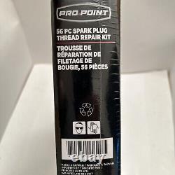 Pro. Point 56 Piece Spark Plug Thread Repair Kit, 8786543, New Sealed