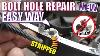 Stripped Bolt Threads Repair Stronger Cheaper New Easy Way