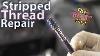 Stripped Thread Repair Time Serts Better Than Heli Coils Ls Exhaust Thread Repair